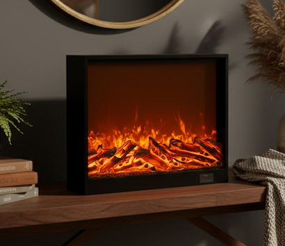 Lò Sưởi 3D Trang Trí kèm củi carbon KT: 70x50cm
