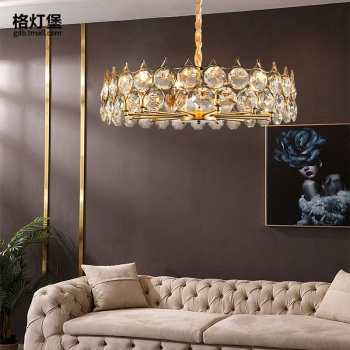 Đèn pha lê chùm nhập khẩu trang trí DCPL 069