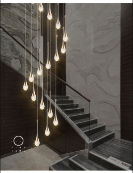 Đèn led giọt nước thông tầng DTT 007