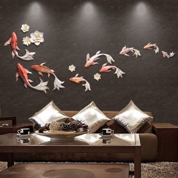 Decor cá Koi trang trí nội thất DGT 014