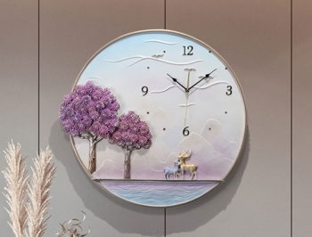 Đồng hồ decor phòng khách DHT 014