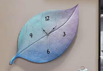 Đồng hồ decor tạo hình lá DHT 020
