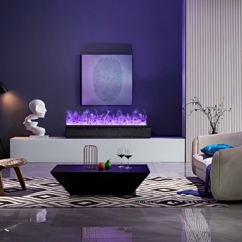 Lò Sưởi 4D Hơi Nước Đa Màu Decor Phòng Khách KT 1,2m