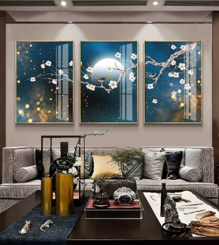 Tranh bộ tráng gương 5D trang trí TGTA 013