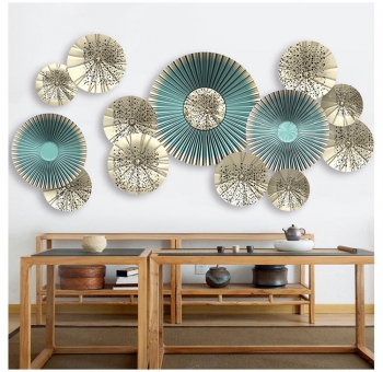 Tranh decor tròn trang trí nội thất phòng khách TBB 409